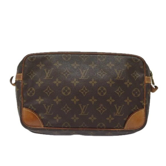 LOUIS VUITTON Monogram Compiegne 28 Clutch Bag - Picture 3 of 16